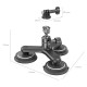 SmallRig 4468 Triple Magnetic Suction Cup for Action Cameras