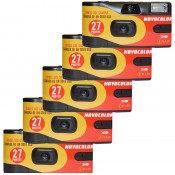 Novocolor engangskamera til 27 fotos, 5 stk.
