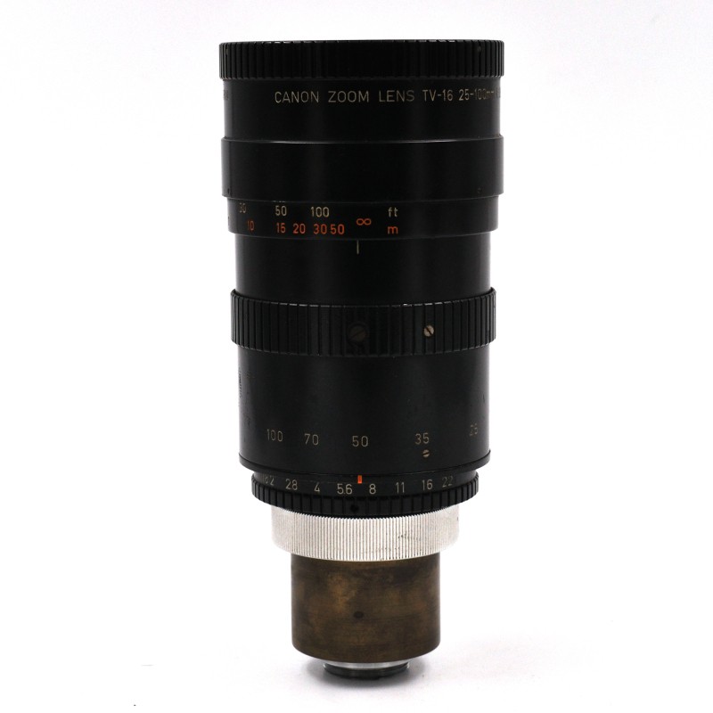 Canon Cマウント CANON ZOOM LENS TV-16 25-100mm f1.8 シネレンズ 大