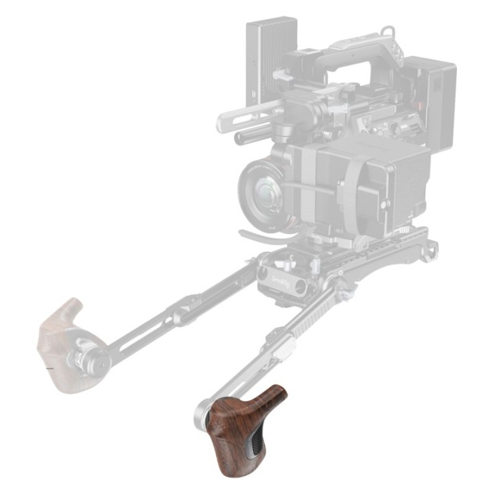 SmallRig 5162 ImageGrip Series Wooden Handle with ARRI Rosette (Left Side)