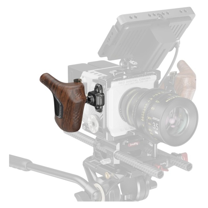 SmallRig 5192 ImageGrip Series Wooden Handle with NATO Clamp (Right Side)