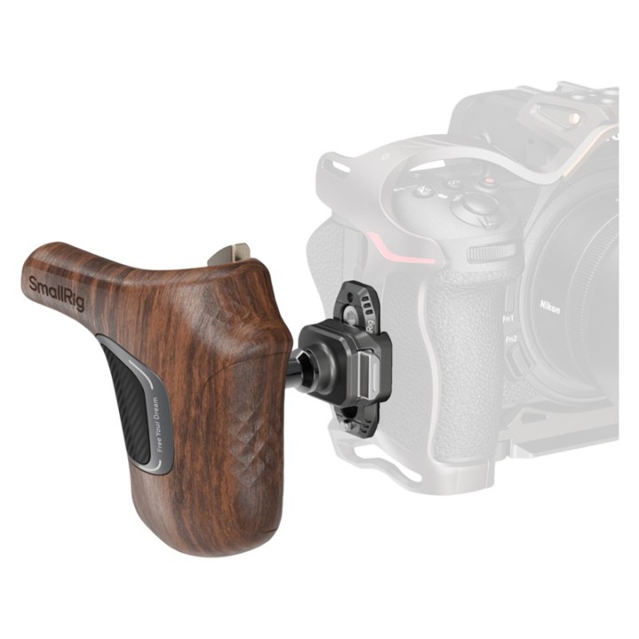 SmallRig 5192 ImageGrip Series Wooden Handle with NATO Clamp (Right Side)