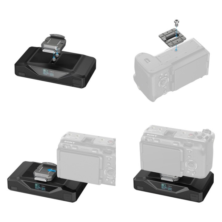 SmallRig 5248 CB75 Camera Base Battery Kit
