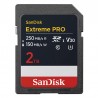 Sandisk 2TB Extreme Pro SDXC V30 UHS-I U3, Class 10