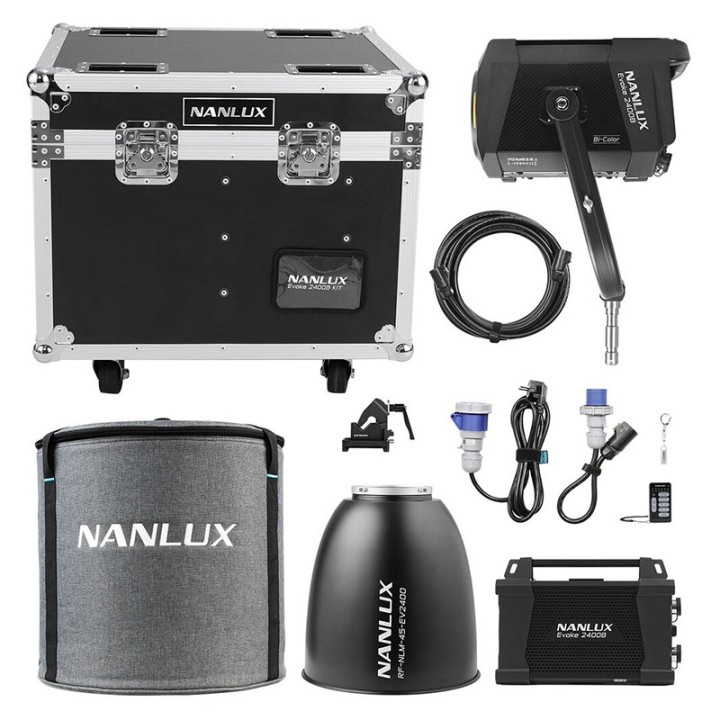 Nanlux Evoke 2400B Spot Light in Flight Case m/ 45° Reflector
