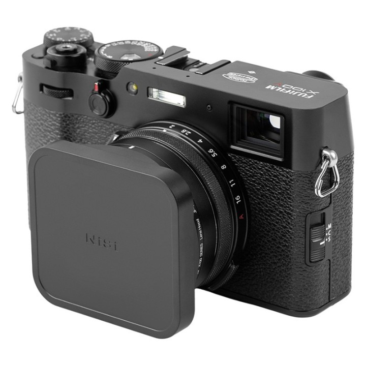 Nisi JetMag Pro Lens Hood, Uv Filter & Cap for Fuji X100 Series Black