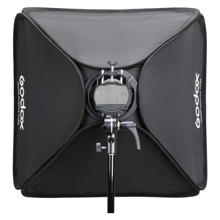 Godox S2-TYPE Bracket Bowens + Softbox 60x60cm