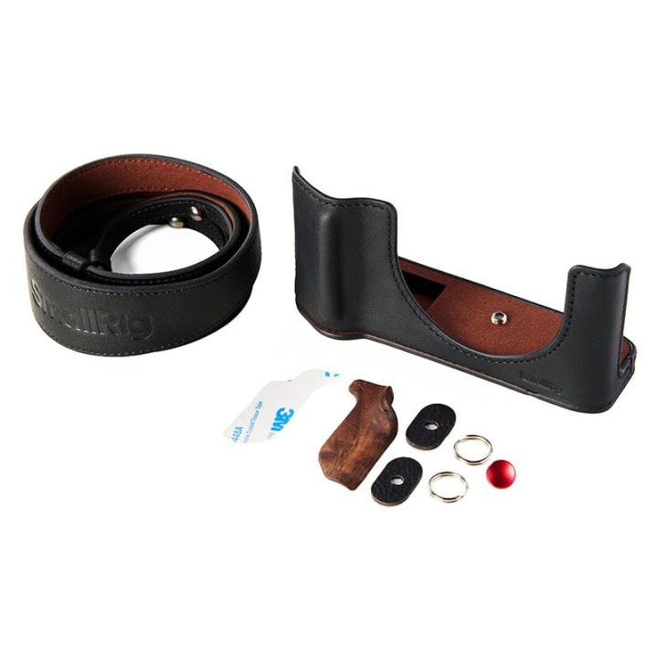 SmallRig 5267 Leather Case Kit til Fuji GFX100RF sort