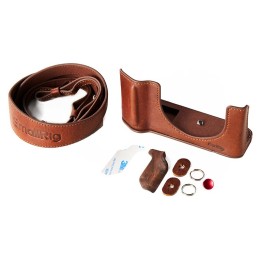 SmallRig 5268 Leather Case Kit til Fuji GFX100RF brun