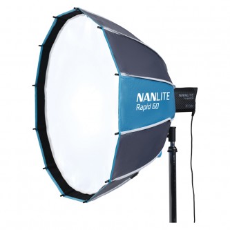 Nanlite Rapid 60 Parabolic Softbox SB-RP60 med Eggcrate til FM Mount