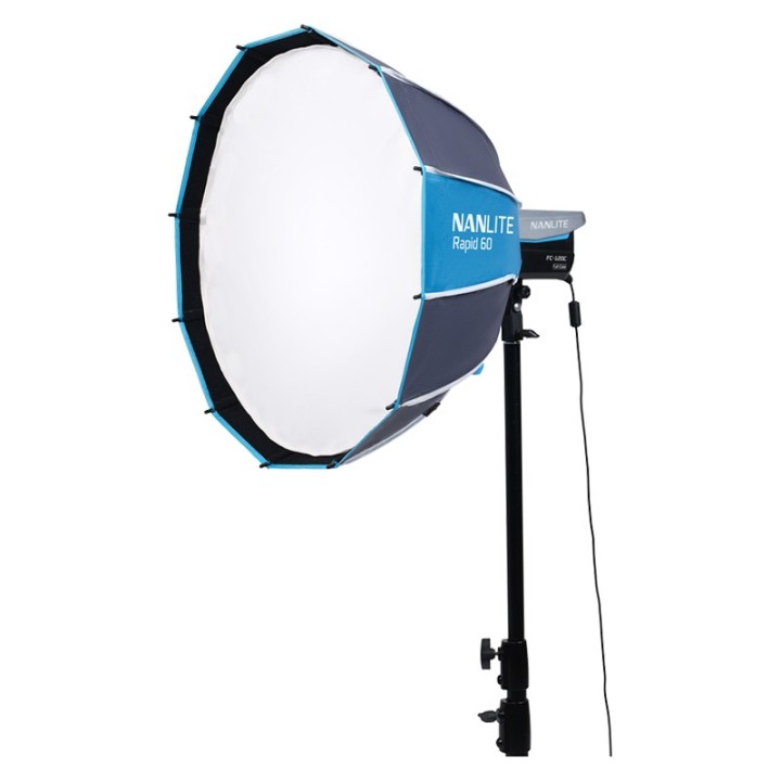 Nanlite Rapid 60 Parabolic Softbox SB-RP60 med Eggcrate til FM Mount