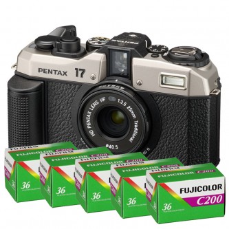 Pentax 17 Dark Silver analog kamera