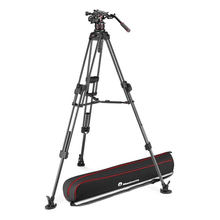 Manfrotto Stativkit Video Nitrotech 612 + 645 Fast Twin MS Kulfiber
