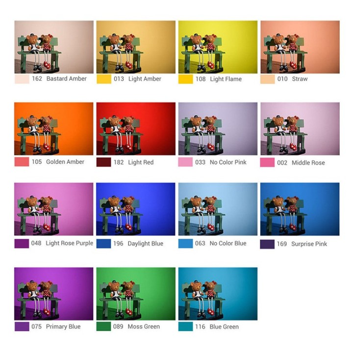 Godox Color Gels 15pcs SA-11C