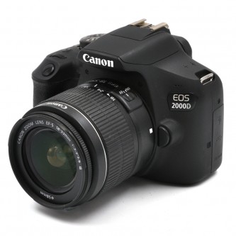 Canon EOS 2000D DSLR m. EF-S 18-55mm