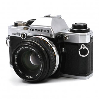 Olympus OM-10 med Zuiko MC Auto-S 50mm f/1.8