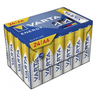 Varta Energy Mignon AA/LR-6 CUBE batteri 24 pak