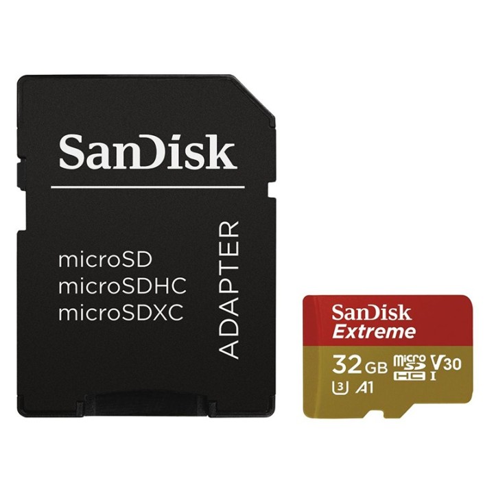 SanDisk 32GB Extreme microSDXC m/ adapter