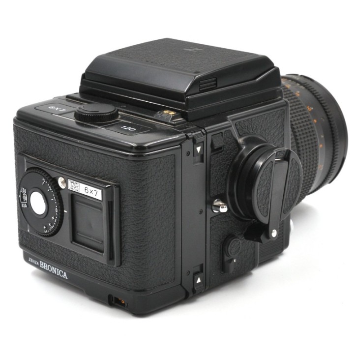 Zenza Bronica GS-1 kit: Waist level søger, Zenzanon PG 100mm f/3.5 og GS-6X7 120 magasing