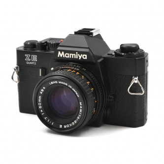 Mamiya ZE Quartz SLR med 50mm f/1.7