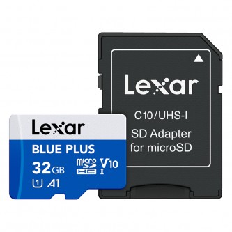 Lexar microSDHC Blue Plus UHS-I V10 32GB