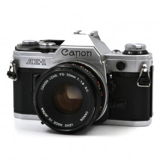 Canon AE-1 med FD 50mm f/1.8 S.C
