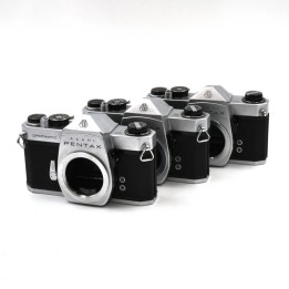 3 x Pentax Spotmatic - Defekt til reservedele