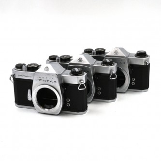 3 x Pentax Spotmatic - Defekt til reservedele