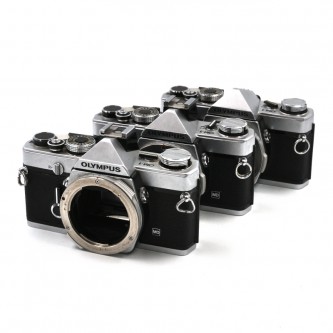 3 x Olympus OM-1 - Defekt til reservedele
