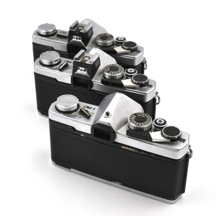 3 x Olympus OM-1 - Defekt til reservedele