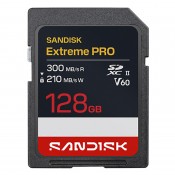 Sandisk 128 GB SDXC Extreme PRO UHS-II V60 U3 C10