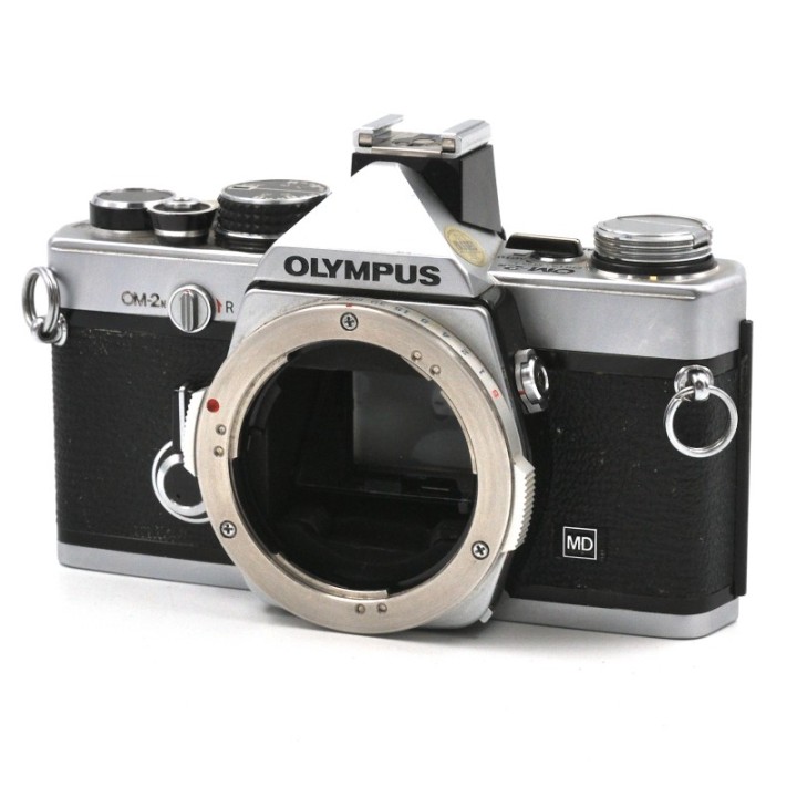 Olympus OM-2n MD sølv analog SLR