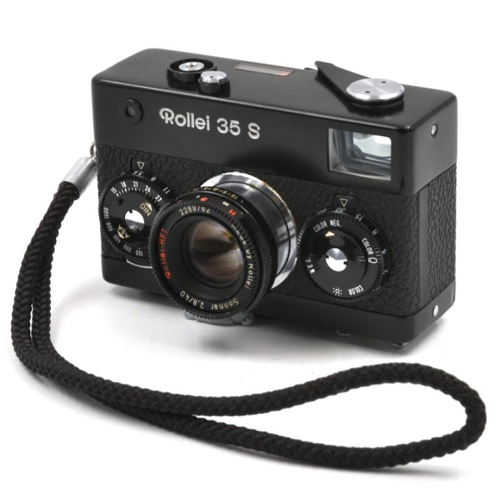 Rollei 35 S m. Sonnar 40mm f/2.8 (sort)