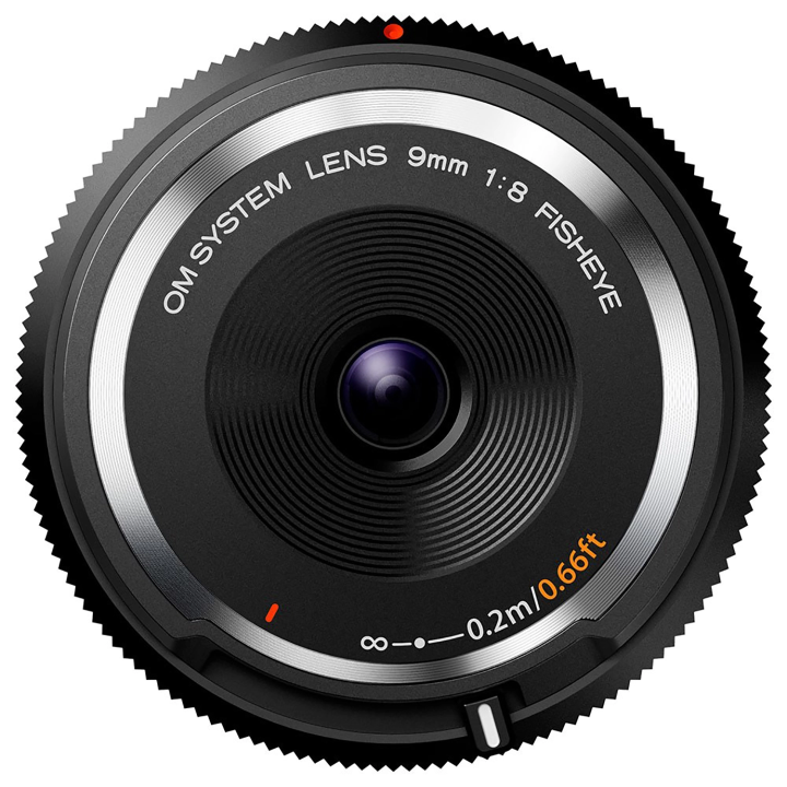 OM SYSTEM BCL-0980 9mm F8.0 Body Cap Lens Black