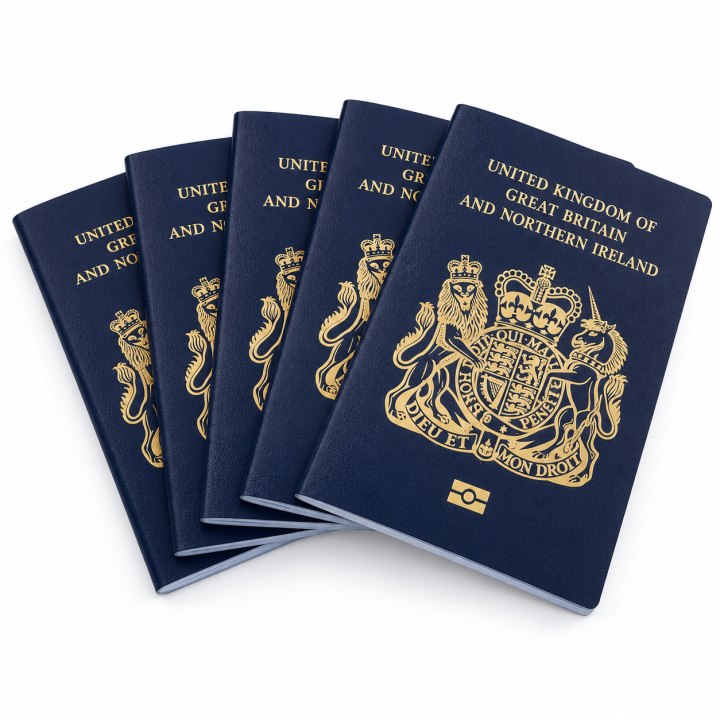 Pasfoto til Britisk pas (UK)