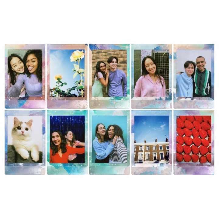 Fuji Instax Mini film Pastel Galaxy 1x10
