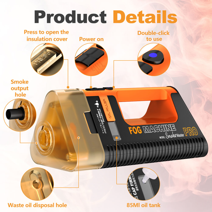 Lensgo Smoke Master PRO røgmaskine 100W