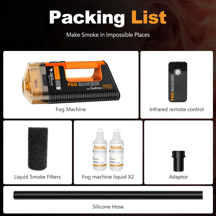 Lensgo Smoke Master PRO røgmaskine 100W