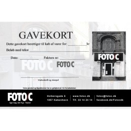 Gavekort 600 kr.