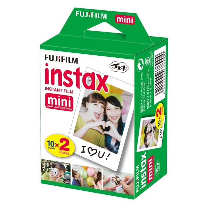 Raffinere Trofast tolv Fujifilm Instax film 20 pack. Instant Mini 2x10