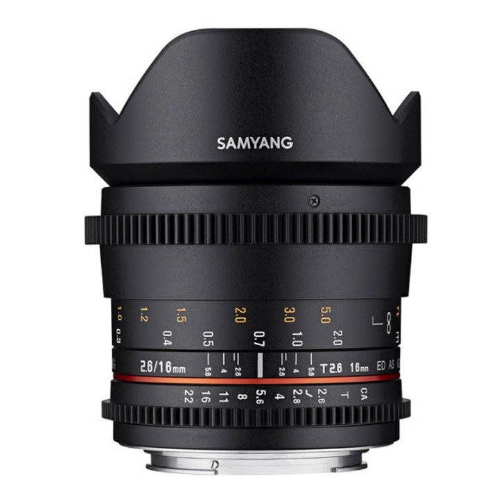 Samyang MF 16mm T2.6 VDSLR Canon EF