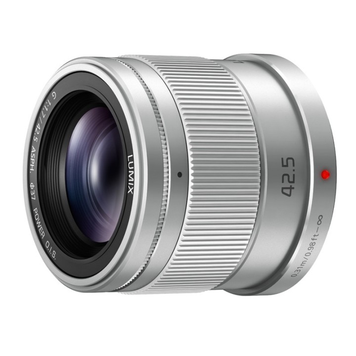 Panasonic Lumix G 42,5mm f/1.7 OIS sølv