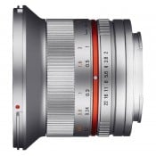 Samyang 12mm f/2,0 (APS C) Canon M sølv