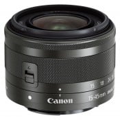 Canon EF-M 15-45mm f/3.5-6.3 IS STM sort