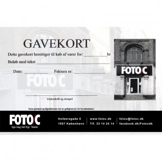 Gavekort 1500 kr.