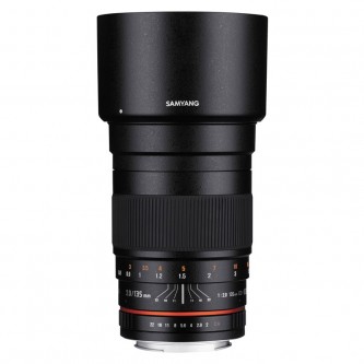 Samyang 135mm f/2,0 (full-frame), Canon M