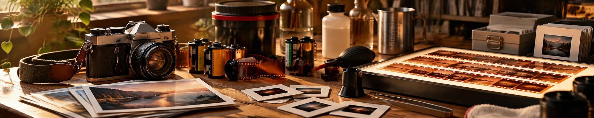 Filmfremkaldelse, scanning af negativer og fotoprint
