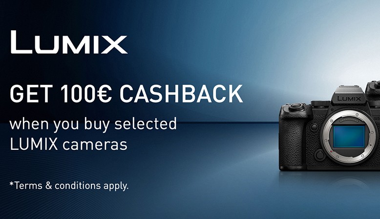 Panasonic tilbyder en cashback p&aring; udvalgte Lumix-kameraer.