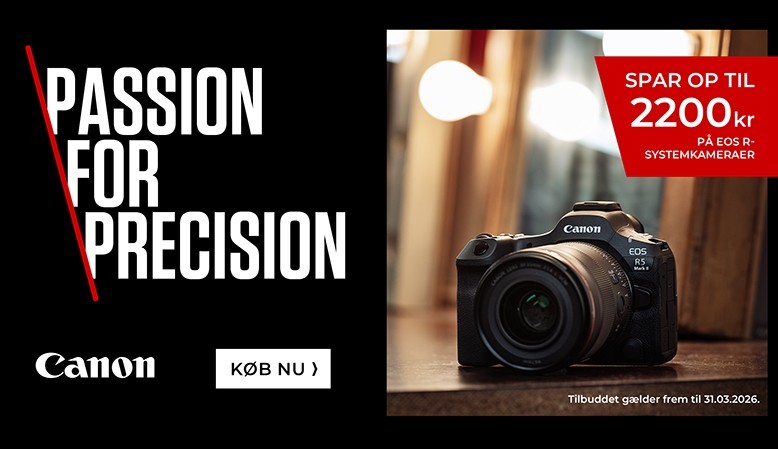 Canon tilbyder en kontant instant save-rabat p&aring; udvalgte EOS R-kameraer