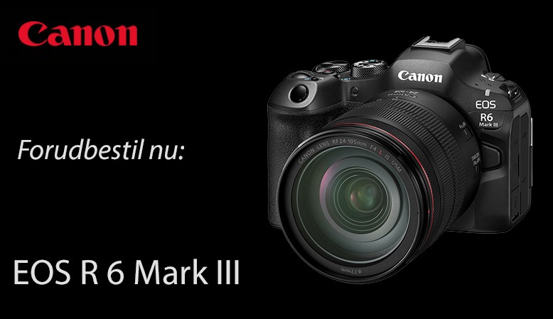 Canon EOS R6 mark III kan nu bestilles hos Foto/C